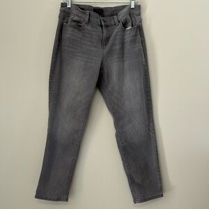 Talbots Simply Flattering Collection boyfriend fit gray jean in size 10P